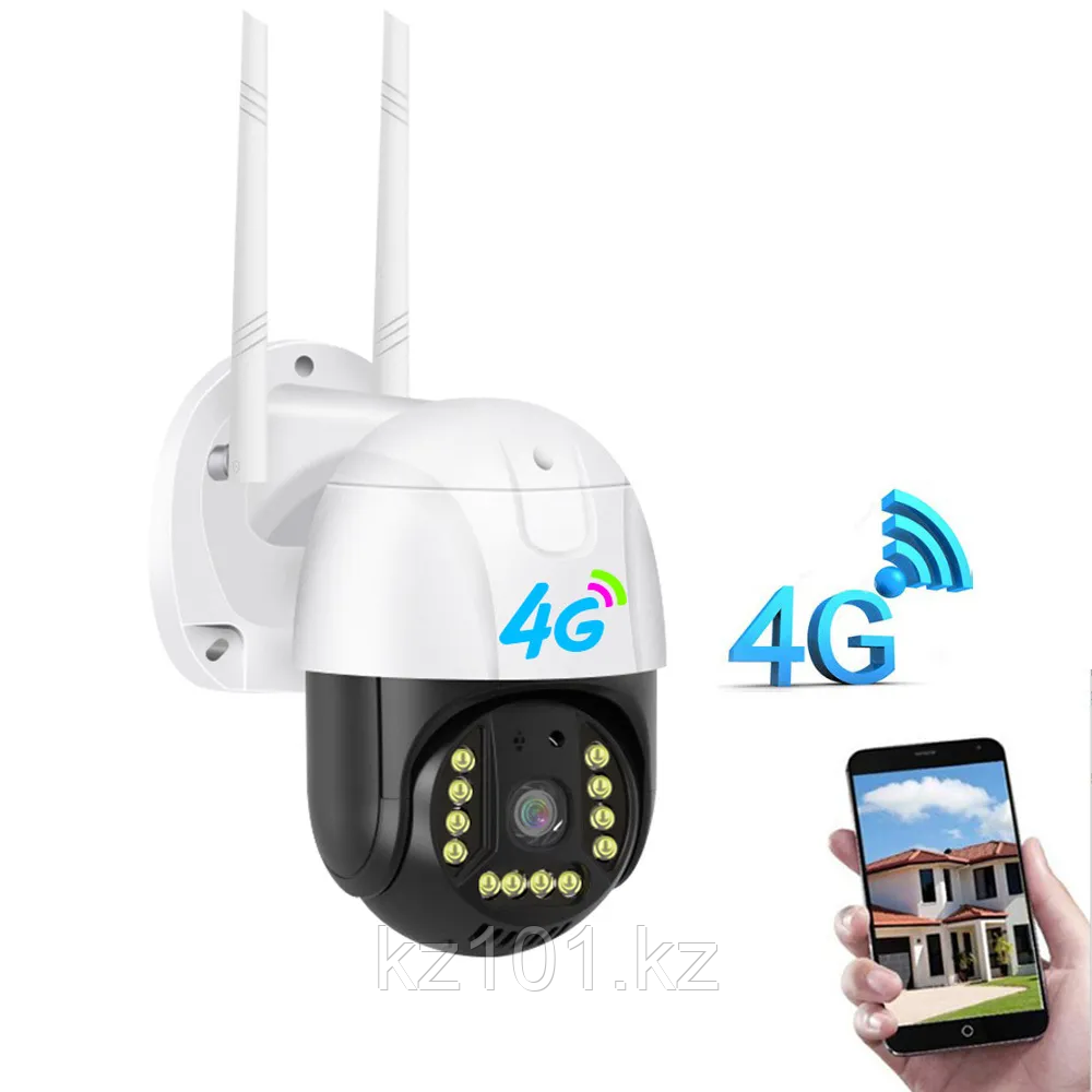 Беспроводная видеокамера VC3 V380 PTZ 4G sim card 3MP WIFI