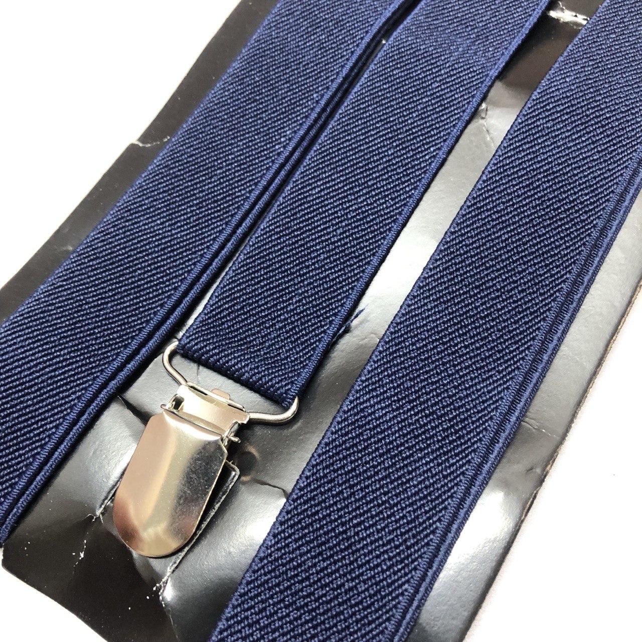 Подтяжки для брюк с бабочкой синий - фото 4 - id-p114313152