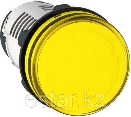 Лампа сигнальная желтая 22мм LED 220V - фото 1 - id-p114313215