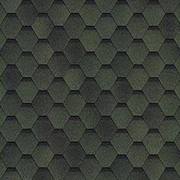 Гибкая Черепица Shinglas коллекция «СОНАТА» Зеленый - фото 1 - id-p114313359