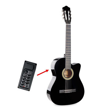 Grape GP-C40C-39 EQ Cutaway BK электроакустикалық классикалық гитара