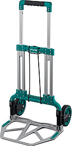 KRAFTOOL ATLANT до 120кг, каркас и платформа из алюминия, платформа 48,5 х 35см, колёса d18см, вес 6,9кг,