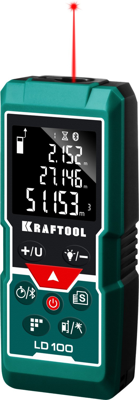 KRAFTOOL  LD-100 5 см - 100 м, Лазерный дальномер (34765)