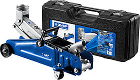 ЗУБР Т-30-K, 2т, 135-330 мм, Подкатной гидравлический домкрат в кейсе, Профессионал (43053-2-K)