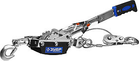 ЗУБР  4т, 3 м, Ручная рычажная лебедка, Профессионал (43105-4)