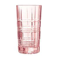 Стакан Хайбол ОСЗ Даллас розовый 380 мл, d 75 мм, h 150 мм, стекло, Россия