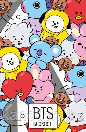 Блокнот А5 "BT21" мягкая обложка, 128 страниц