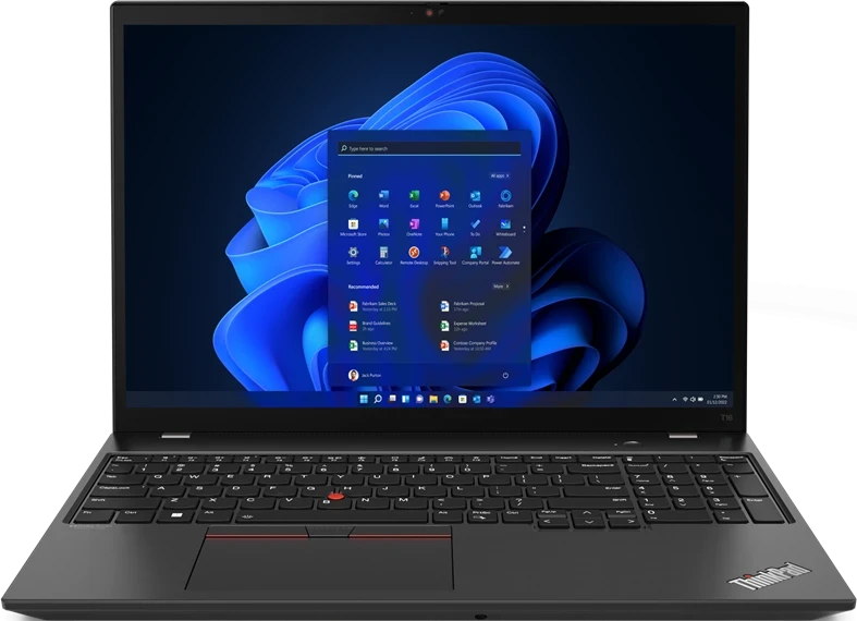 Ноутбук Lenovo ThinkPad T16 Gen 1 16" Core i5-1235U/8 GB/256 GB SSD/Win11 (21BV002RRT)