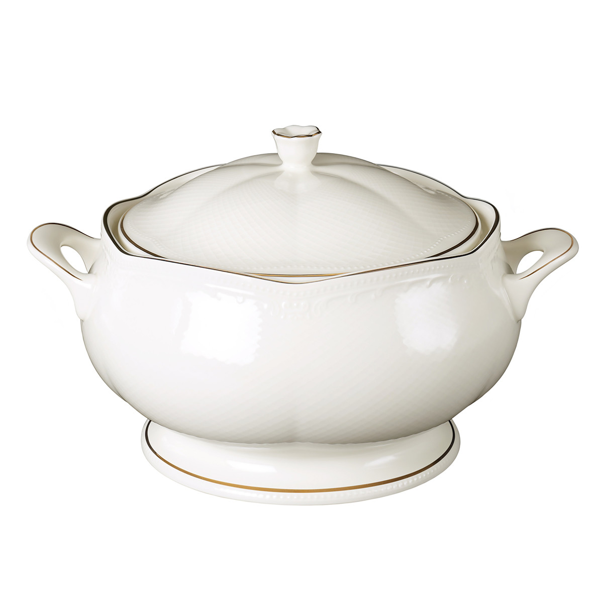 Супница 2,2литра, фарфор, Aristocrat-Gold. Noble, фото 1