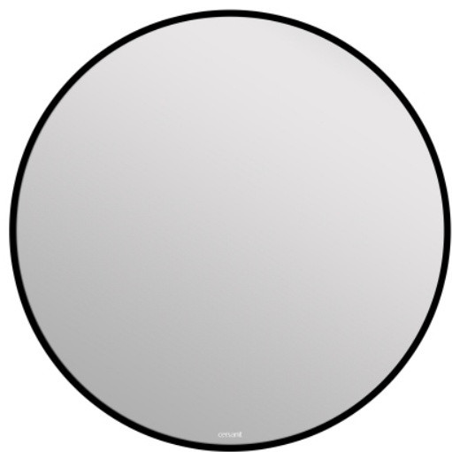 Зеркало ECLIPSE smart 80х80 с подсветкой круглое в черной рамке - фото 1 - id-p114333546