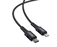 Кабель ACEFAST USB-C-Lightning, C4-01, 1.8м, алюминий, черный