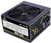 Блок питания Wintek WT-700, 700W, APFC, 20+4, 1*P8 (4+4), 2*P6+2, 6*SATA, 4*MOLEX, 80+ Bronze, black