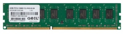 Оперативная память 4GB DDR3 1333MHz GEIL PC3-10600 GN34GB1333C9S ОЕМ - фото 1 - id-p114329788