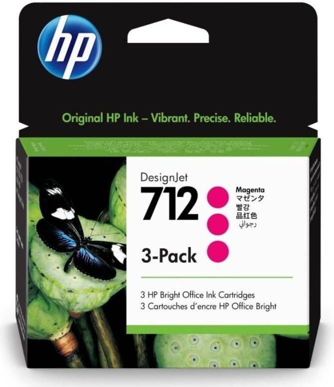 Картриджи HP 712 29 мл. пурпурные 3 шт. (для DesignJet) (3ED78A) - фото 1 - id-p114336590