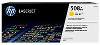 Картридж лазерный HP LaserJet 508A CF362A, Желтый, совместимость HP Color LaserJet Enterprise M552/553/557