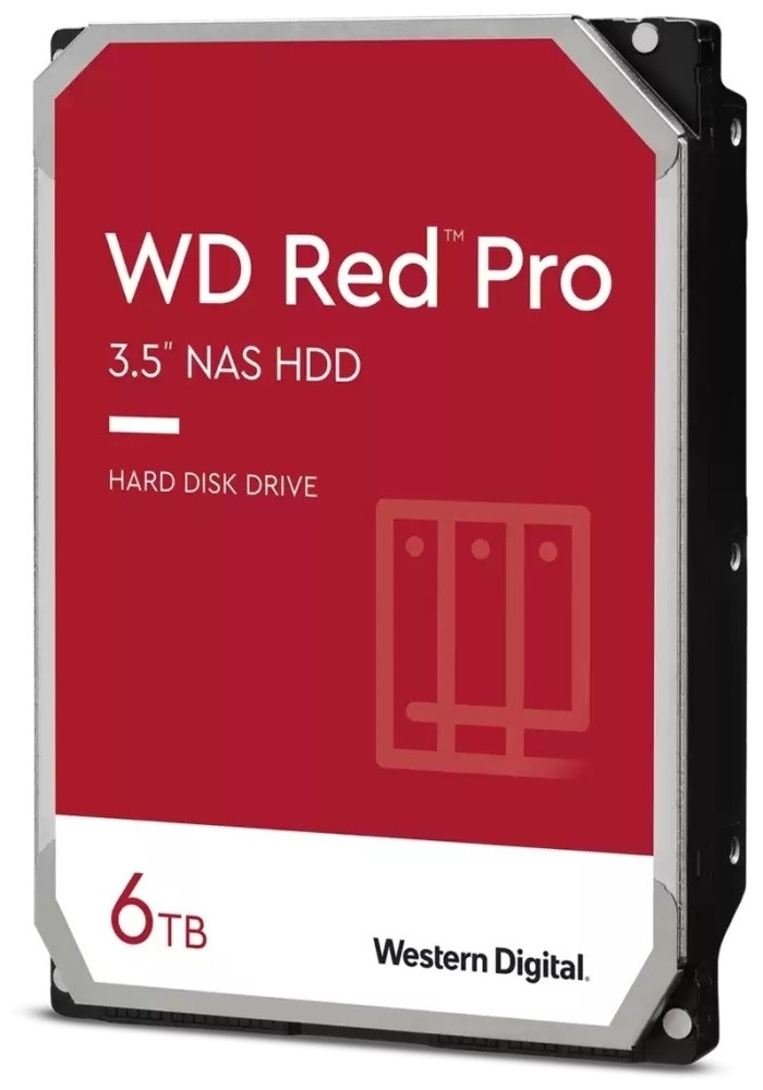 Жесткий диск для NAS систем HDD 6Tb Western Digital Red PRO WD6003FFBX - фото 1 - id-p114329999