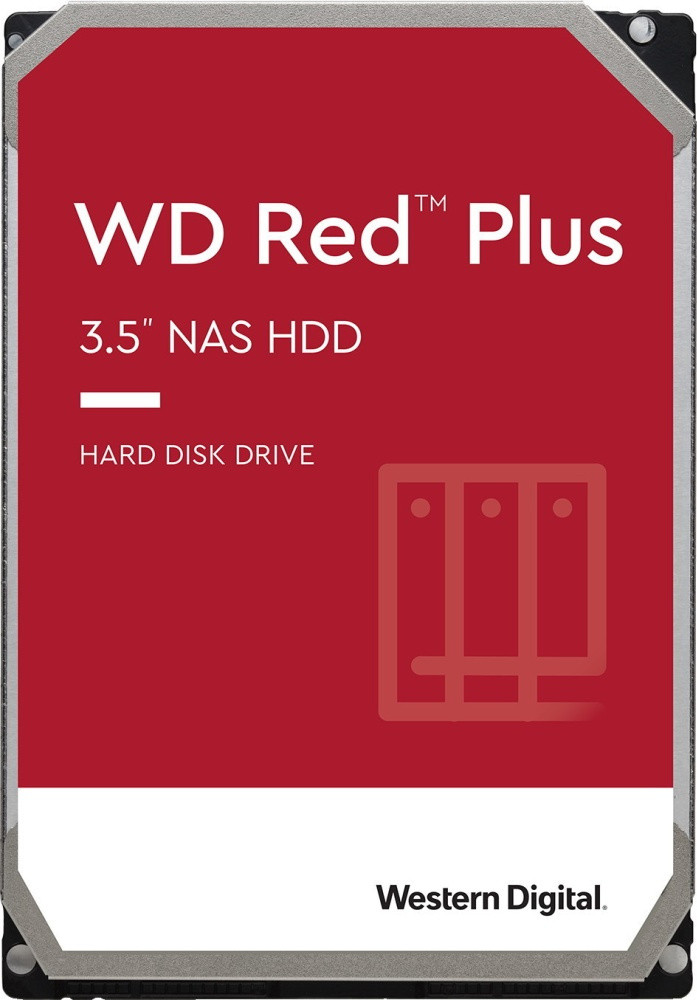 Жесткий диск для NAS систем HDD 6Tb Western Digital Red Plus NAS WD60EFPX - фото 1 - id-p114330000
