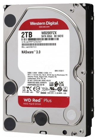 Жесткий диск для NAS систем HDD 2Tb Western Digital RED WD20EFZX - фото 1 - id-p114330009