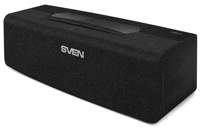 Колонка SVEN PS-192, black (16W, Bluetooth, FM, USB, microSD, 2400mA*h) - фото 1 - id-p114341607