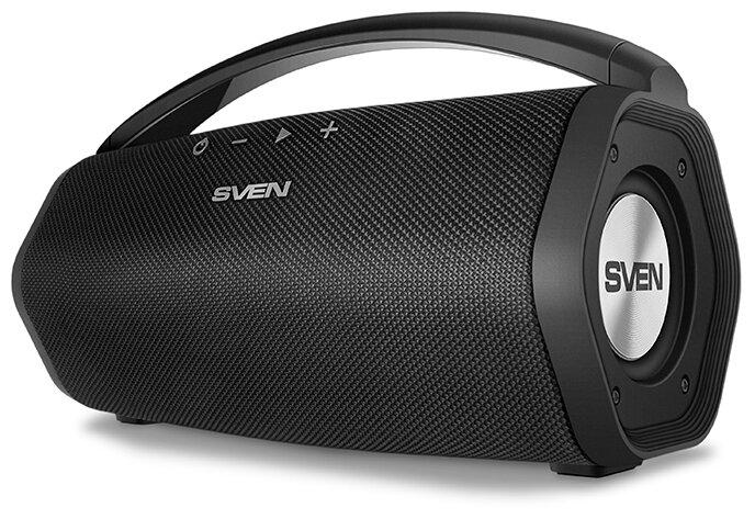 Колонка SVEN PS-320, black (15W, Waterproof (IPx7), Bluetooth, 2000mA*h) - фото 1 - id-p114341609