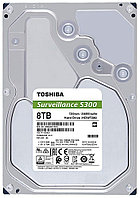 Жесткий диск для Видеонаблюдения HDD 8Tb TOSHIBA S300 7200rpm 256Mb SATA3 3,5" HDWT380UZSVA
