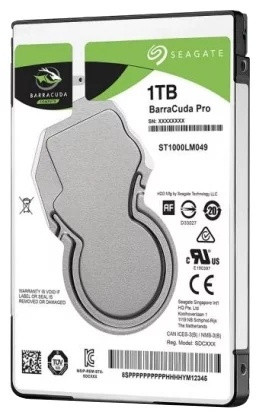 Жесткий диск для ноутбука Seagate BarraCuda Pro 1TB SATA 6Gb/s 128Mb 2.5" 7200rpm 7mm ST1000LM049 - фото 1 - id-p114330032