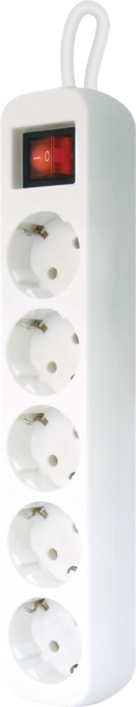 Удлинитель DEFENDER с заземлением и выключателем S518, 1.8 м, 5 розеток - фото 1 - id-p114346582
