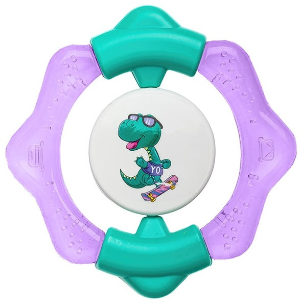 Прорезыватель Baby Planet 8484/4, 1 шт, фиолетовый, зеленый - фото 1 - id-p114341642