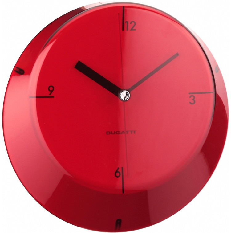 Часы настенные Casa Bugatti Glamour, красные GL3U-02190, шт - фото 1 - id-p114343621
