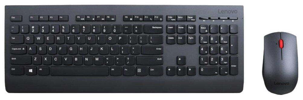 Клавиатура и мышь Lenovo Wireless Keyboard and Mouse Combo 4X30H56821 - фото 1 - id-p114340713