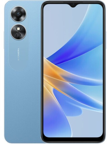 Смартфон OPPO A17K 3/64 GB, Blue - фото 1 - id-p114333976