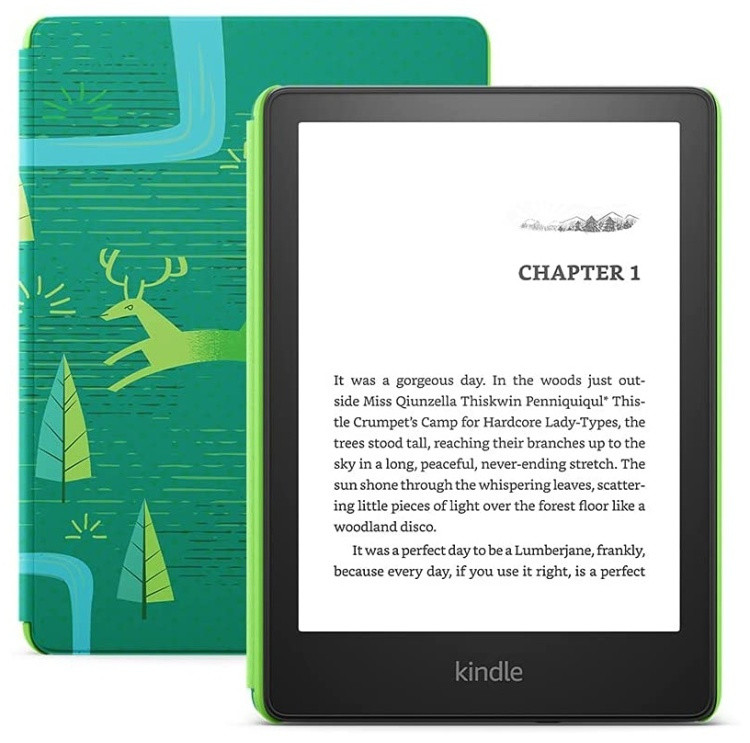 Электронная книга Amazon Kindle Paperwhite Kids emerald forest - фото 1 - id-p114329188