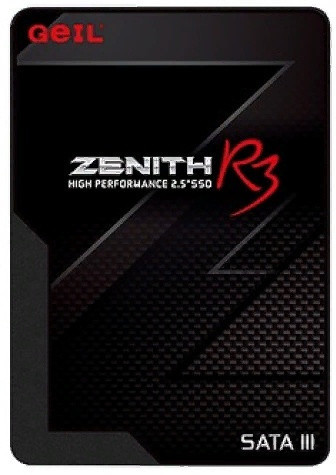 Твердотельный накопитель 128GB SSD GEIL GZ25R3-128G ZENITH R3 Series 2.5 SSD SATAIII Чтение 550MB/s, Запись - фото 1 - id-p114330160