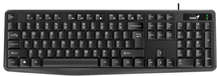 Клавиатура Genius KB-117, 104 кнопки, USB KZ Black, 31310016410 - фото 1 - id-p114335973