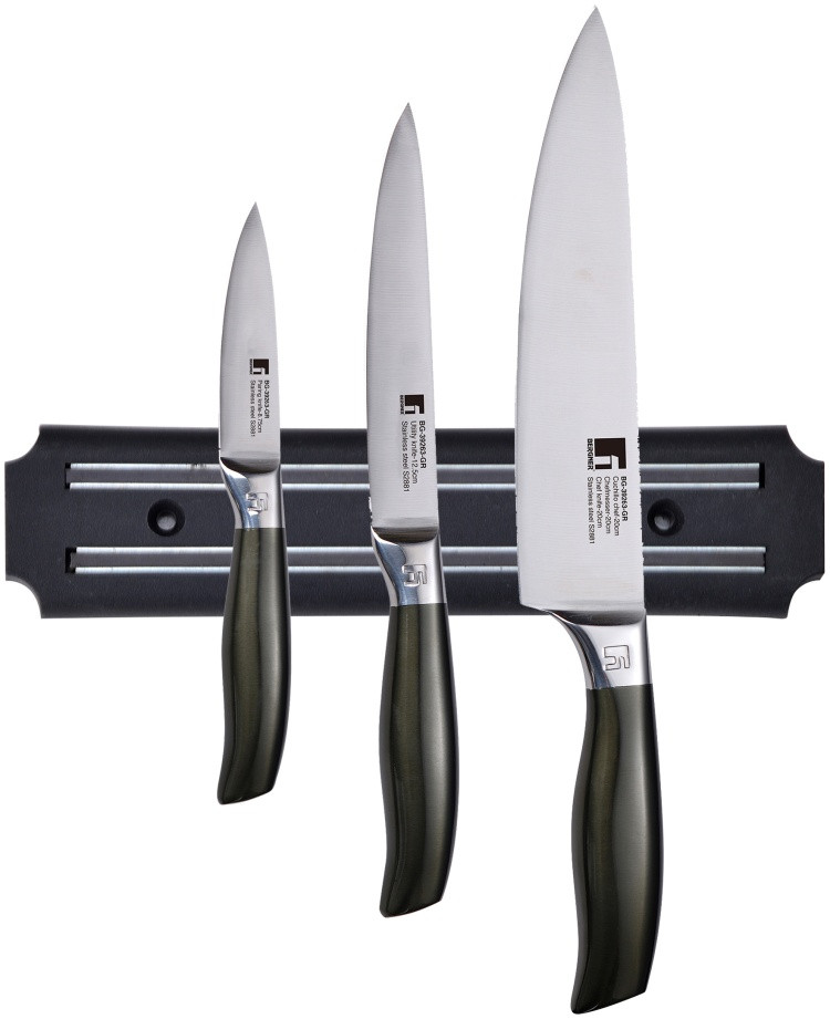 Набор ножей Bergner Midnight BG BG-39263-GR 4pc - фото 1 - id-p114347733