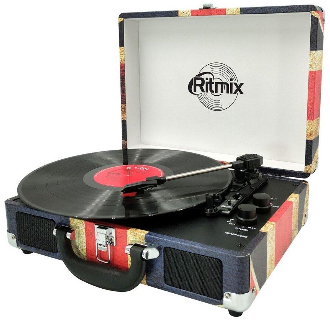 Проигрыватель виниловых пластинок RITMIX LP-120B UK Flag - фото 1 - id-p114340812