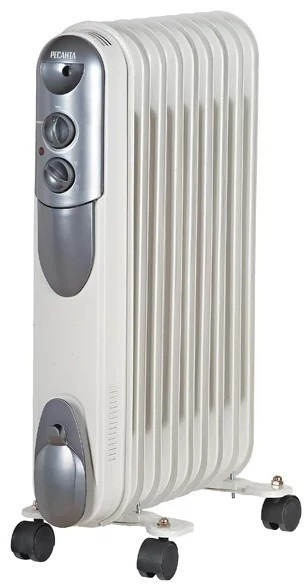 Масляный радиатор ОМПТ- 9Н (2 кВт) Ресанта, шт - фото 1 - id-p114328365