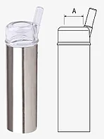 Доильный стакан с пластв.вставкой