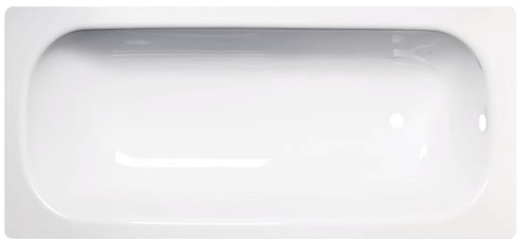 Ванна стальная MARION 150*70*40 прямоугольная с опорной подставкой, белый ирис, без ранта - фото 1 - id-p114333139