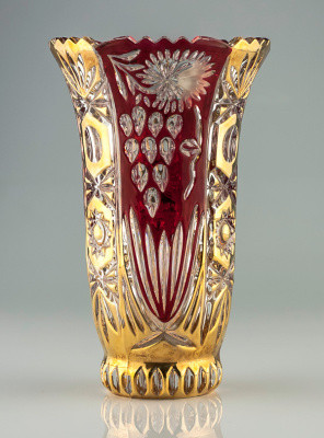 Ваза asti rubin/gold vase 8 52535, шт - фото 1 - id-p114343853