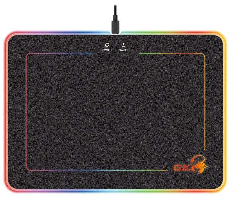 Коврик для мыши Genius RS2, GX-Pad 600H RGB, BLK, USB, 31250006400 - фото 1 - id-p114341882