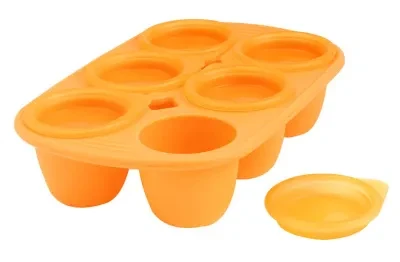 Формочки Mastrad детские на 6 порций * 60 мл оранжевые - в подарочной упаковке F52009, шт - фото 1 - id-p114342888