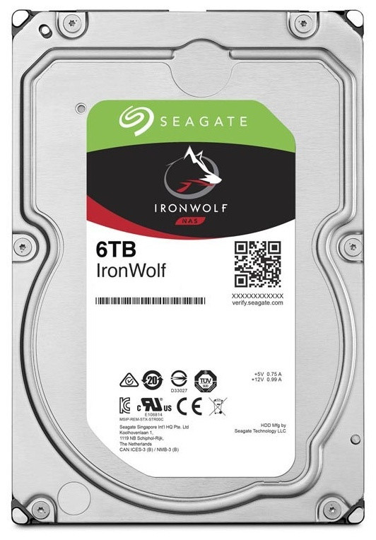 HDD Seagate IronWolf NAS ST6000VN001 6000 ГБ - фото 1 - id-p114329418