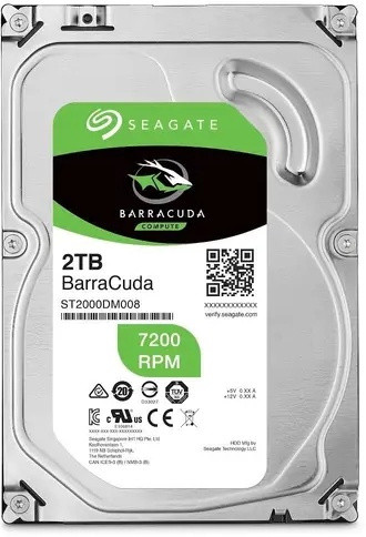 Жесткий диск HDD 2Tb Seagate Barracuda SATA6Gb/s 7200rpm 256Mb 3,5" ST2000DM008 - фото 1 - id-p114329419