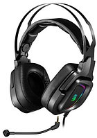 Наушники игровые Bloody G570 USB/20Hz-20kHz/16Om/105dB/Mic:100Hz-10KHz/44dB/2m/Черный-Серый