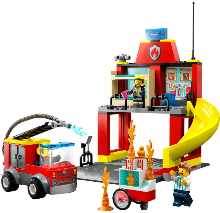 Lego 60375 Город Пожарная часть и пожарная машина - фото 1 - id-p114339137