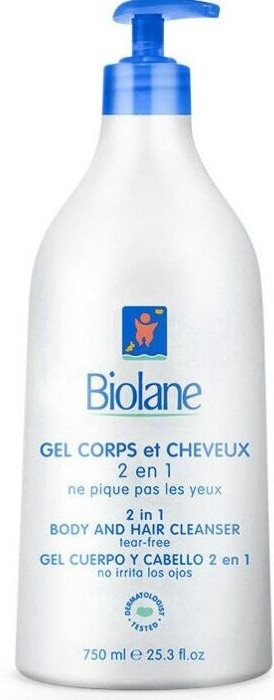 BIOLANE Гель для тела и волос 2 в 1, 750мл 3286011059702 - фото 1 - id-p114333373