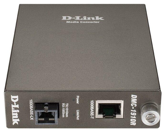 D-Link DMC-1910R/A9A Медиаконвертер одномодовый на 15км - фото 1 - id-p114339166