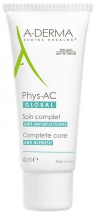 Крем для лица A-Derma Phys-AC Global Complete Anti-Blemish Care 40 мл (3282770105865) - фото 1 - id-p114333393