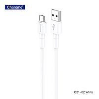 Кабель для зарядки Charome C21-02 USB-A/USB-C, белый